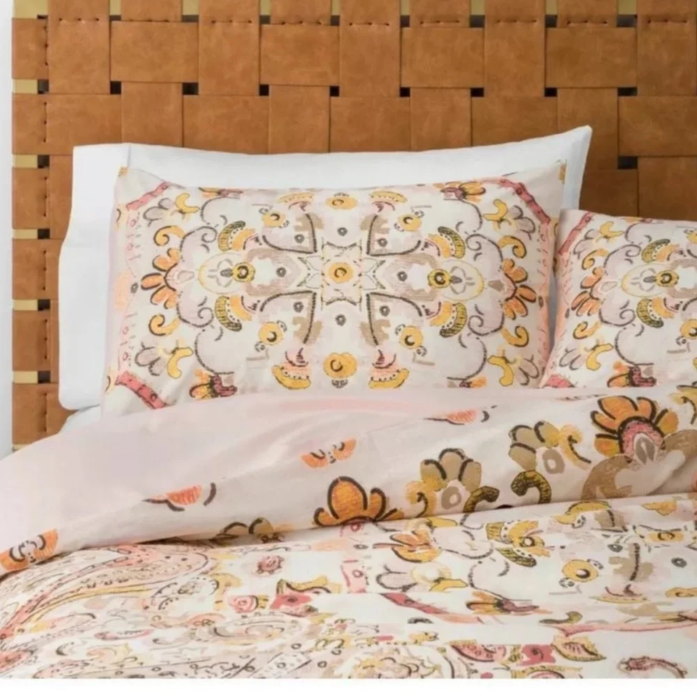 OPALHOUSE NWT desert rose medallion duvet cover set -twin